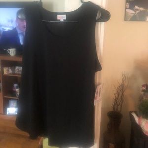 Lularoe black tank top xl